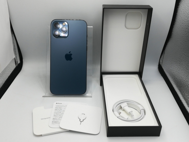 simロック解除済み iphone 12 pro max 256GB パシフィックブルー