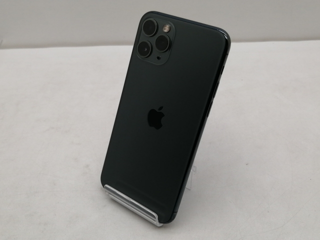 【中古】Apple SoftBank 【SIMロック解除済み】 iPhone 11 Pro 64GB ミッドナイトグリーン MWC62J/A【仙台イービーンズ】保証期間１ヶ月【ランクA】