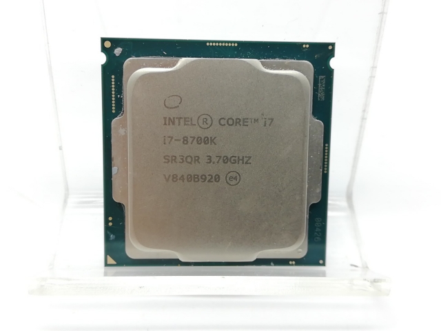 【中古】Intel Core i7-8700K (3.7GHz/TB:4.7GHz) bulk LGA1151/6C/12T/L3 12M/UHD630/TDP95W【吉祥寺】保証期間１週間 11,684円
