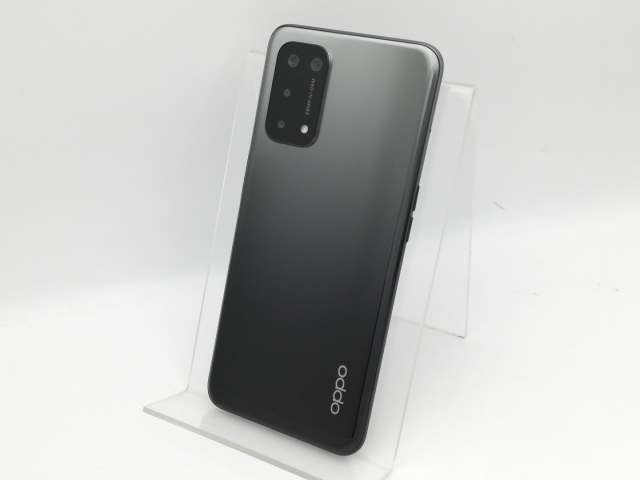 【中古】Oppo au 【SIMロック解除済み】 OPPO A54 5G シルバーブラック 4GB 64GB OPG02【中野】保証期間１ヶ月【ランクC】