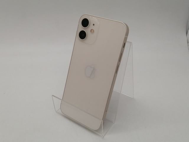 【中古】Apple docomo 【SIMロック解除済み】 iPhone 12 mini 256GB ホワイト MGDT3J/A【池袋東口】保証期間１ヶ月【ランクC】
