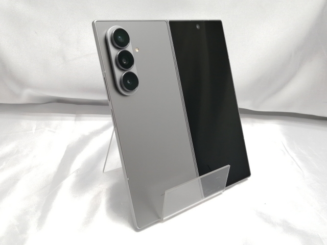 【中古】SAMSUNG 国内版 【SIMフリー】 Galaxy Z Fold7 シルバーシャドウ 12GB 256GB SM-F966Q【ECセンター】保証期間１ヶ月【ランクA】