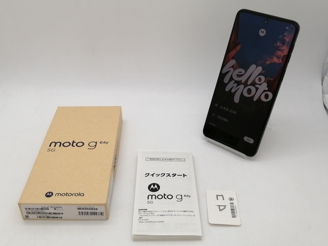 【中古】MOTOROLA ymobile 【SIMフリー】 moto g64y 5G スペースブラック 4GB 128GB PB2F0000JP【津田沼】保証期間１ヶ月【ランクA】_7