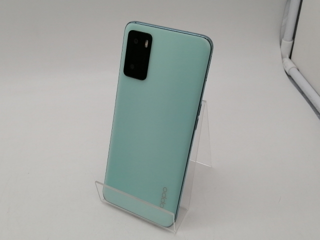 中古】Oppo SoftBank 【SIMフリー】 OPPO A55s 5G グリーン 4GB 64GB