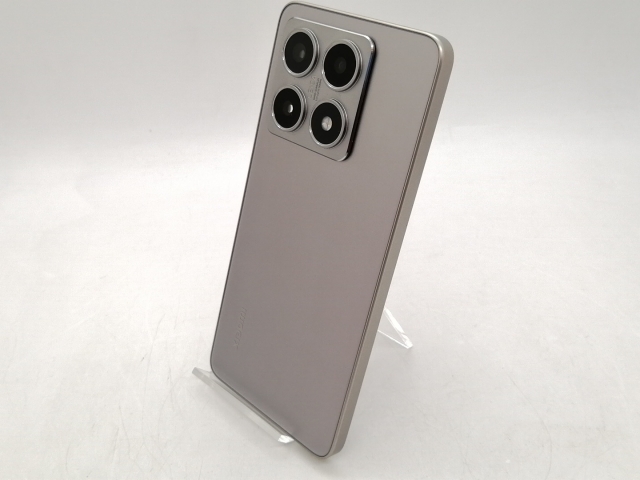 【中古】Xiaomi au 【SIMフリー】 Xiaomi 14T 12GB 256GB チタングレー XIG07【札幌南2条】保証期間１ヶ月【ランクA】