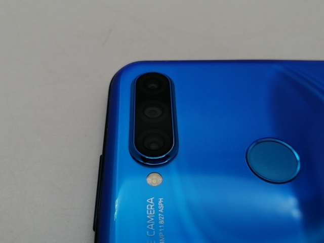 【中古】Huawei 国内版 【SIMフリー】 P30 lite ピーコックブルー MAR-LX2J【津田沼】保証期間１週間【ランクC】_6