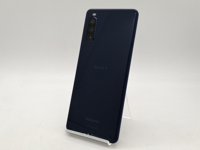 【中古】SONY docomo 【SIMロック解除済み】 Xperia 10 II ブルー 4GB 64GB SO-41A【札幌南2条】保証期間１週間【ランクC】