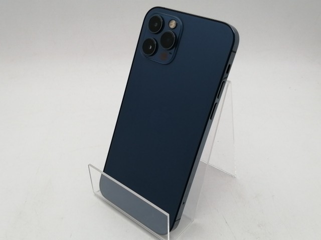 【中古】【赤ロム保証あり】Apple au 【SIMロック解除済み】 iPhone 12 Pro 128GB パシフィックブルー MGM83J/A【札幌南2条】保証期間１