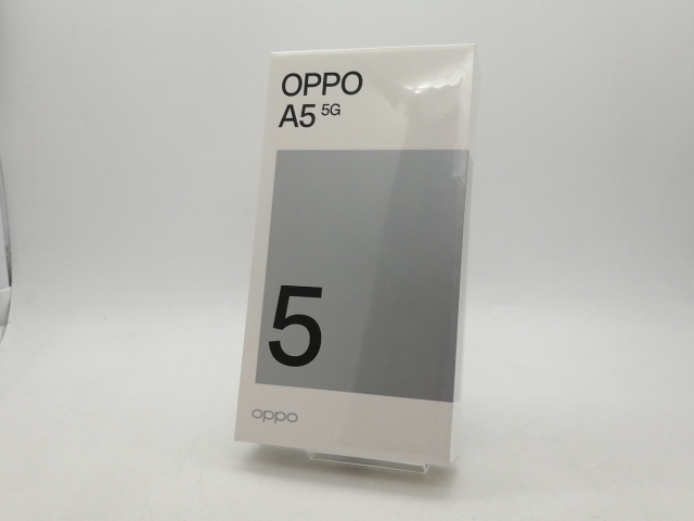 【未使用】Oppo UQmobile 【SIMフリー】 OPPO A5 5G 4GB 128GB ホワイト OPG06【札幌南2条】保証期間３ヶ月_1