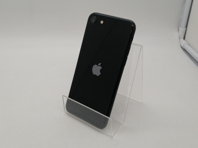 【中古】Apple au 【SIMフリー】 iPhone SE（第3世代） 128GB ミッドナイト MMYF3J/A【札幌南2条】保証期間１週間【ランクC】