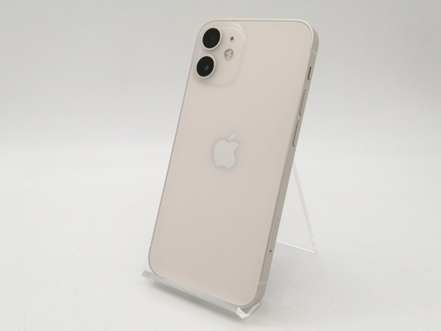 【中古】Apple 楽天モバイル 【SIMフリー】 iPhone 12 mini 128GB ホワイト MGDM3J/A【札幌南2条】保証期間１ヶ月【ランクA】