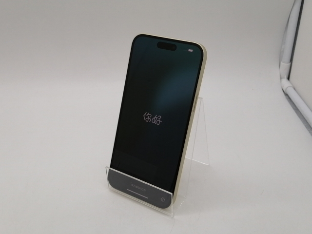 【中古】Apple 国内版 【SIMフリー】 iPhone 15 Plus 128GB イエロー MU0A3J/A【札幌南2条】保証期間１ヶ月【ランクA】_1