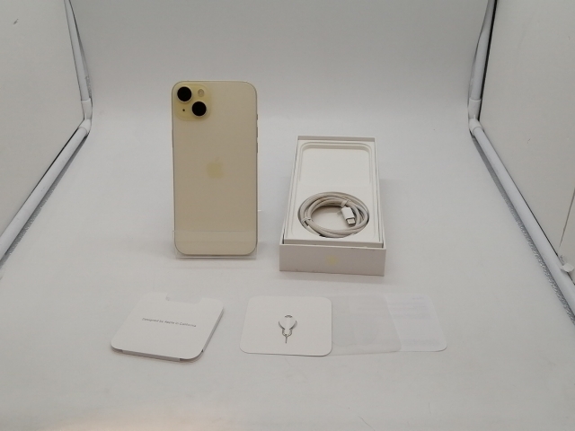 【中古】Apple 国内版 【SIMフリー】 iPhone 15 Plus 128GB イエロー MU0A3J/A【札幌南2条】保証期間１ヶ月【ランクA】_3