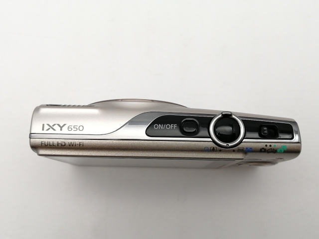 中古】Canon IXY 650 シルバー (SL)【新宿2】保証期間1ヶ月【ランクA