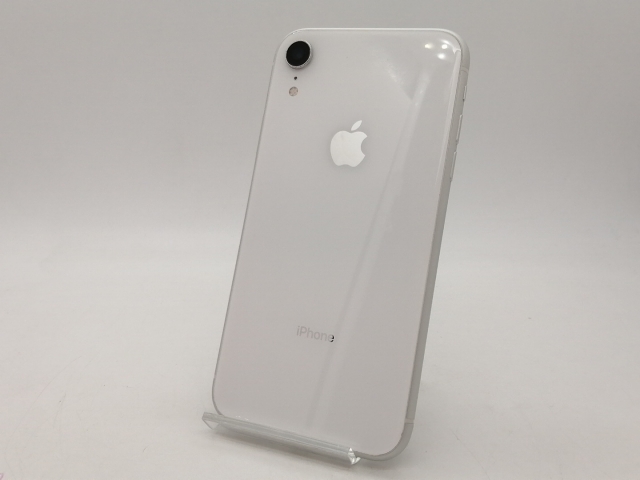 【中古】Apple SoftBank 【SIMロック解除済み】 iPhone XR 64GB ホワイト MT032J/A【札幌南2条】保証期間１ヶ月【ランクB】