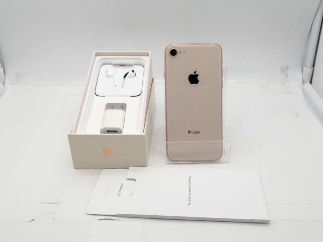 iPhone 8 64GB バッテリー92%ゴールドSIMロック解除済 SIMロック解除済