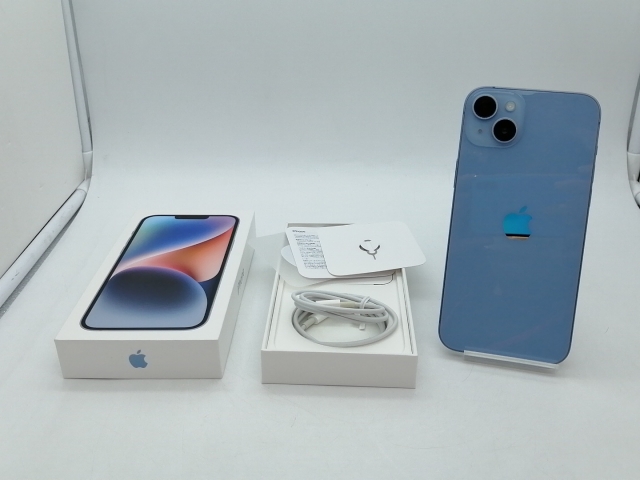 中古】Apple 国内版 【SIMフリー】 iPhone 14 Plus 128GB ブルー 