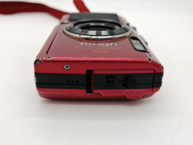 中古】OLYMPUS OLYMPUS STYLUS TG-4 Tough レッド【札幌】保証期間1