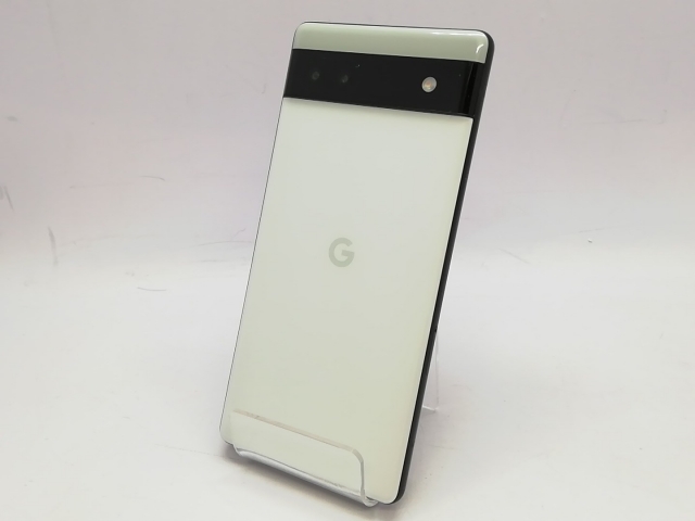 【中古】Google au 【SIMフリー】 Pixel 6a チョーク 6GB 128GB GB17L【立川フロム中武】保証期間１ヶ月【ランクB】
