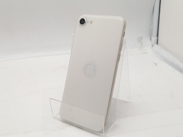 【中古】【赤ロム保証あり】Apple au 【SIMフリー】 iPhone SE（第3世代） 256GB スターライト MMYK3J/A【高崎モントレー】保証期間１ヶ月【ランクA】