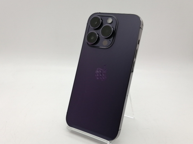 【中古】Apple docomo 【SIMフリー】 iPhone 14 Pro 1TB ディープパープル MQ313J/A【札幌】保証期間１ヶ月【ランクC】