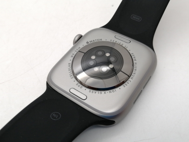 【中古】Apple Apple Watch Series11 46mm Cellular スペースグレイアルミニウムケース/ブラックスポーツバンド (M/L) MFCA4J/A【札幌南2条】保証期間１ヶ月【ランクA】_3