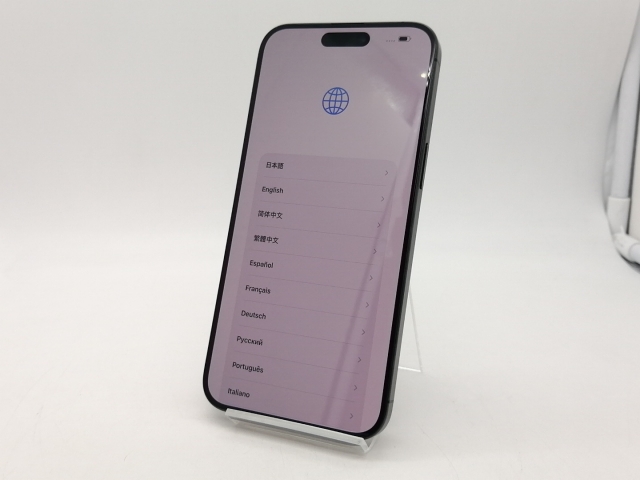 【中古】Apple 国内版 【SIMフリー】 iPhone 15 Pro Max 256GB ブラックチタニウム MU6P3J/A【札幌南2条】保証期間１ヶ月【ランクB】