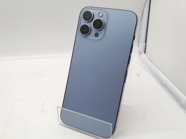 【中古】Apple 国内版 【SIMフリー】 iPhone 13 Pro Max 256GB シエラブルー MLJD3J/A【仙台イービーンズ】保証期間１ヶ月【ランクB】