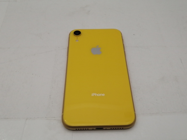 中古】Apple au 【SIMロック解除済み】 iPhone XR 64GB イエロー