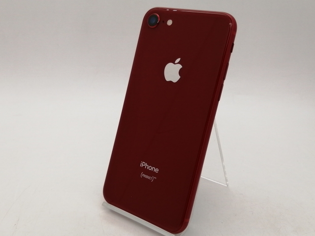 【中古】Apple au 【SIMロック解除済み】 iPhone 8 64GB (PRODUCT)RED Special Edition MRRY2J/A【札幌南2条】保証期間１週間【ランクC】