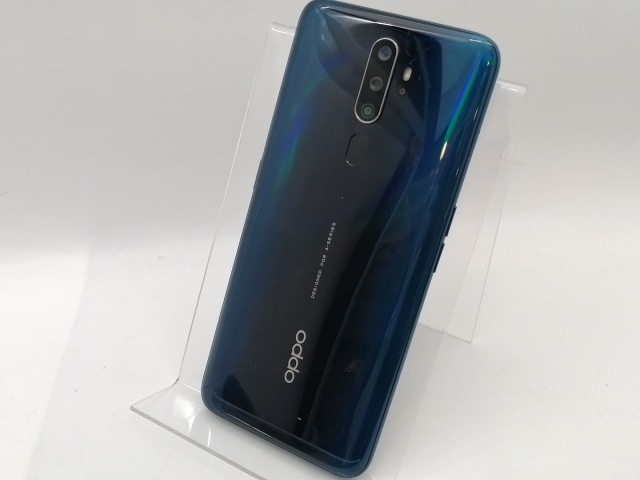 【中古】Oppo 楽天モバイル 【SIMフリー】 OPPO A5 2020 ブルー 4GB 64GB CPH1943【津田沼】保証期間１週間【ランクC】