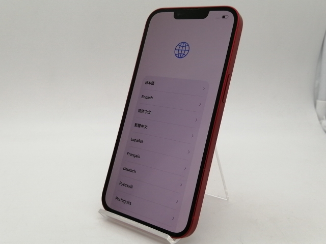 【中古】Apple SoftBank 【SIMフリー】 iPhone 13 256GB (PRODUCT)RED MLNL3J/A【札幌南2条】保証期間１ヶ月【ランクA】_1