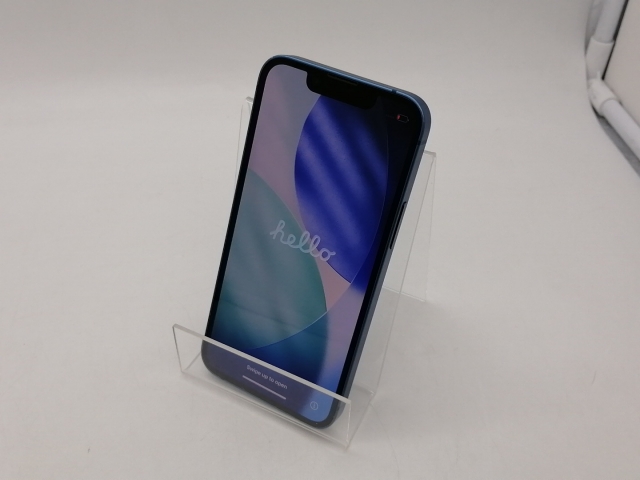 【中古】Apple 国内版 【SIMフリー】 iPhone 13 mini 128GB ブルー MLJH3J/A【札幌南2条】保証期間１週間【ランクC】_1