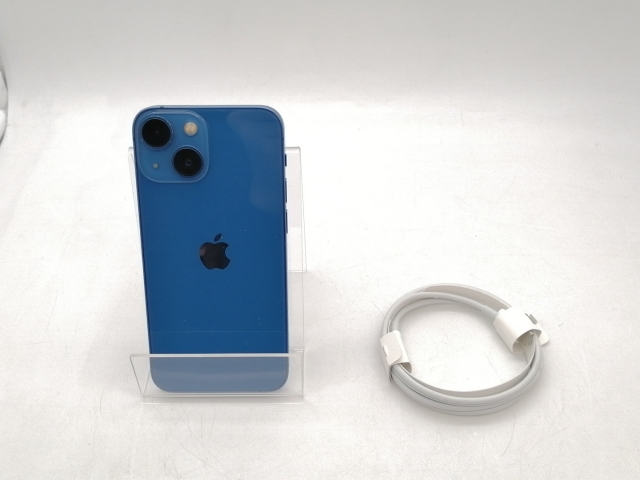 【中古】Apple 国内版 【SIMフリー】 iPhone 13 mini 128GB ブルー MLJH3J/A【札幌南2条】保証期間１週間【ランクC】_7