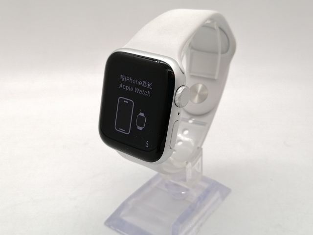 【中古】Apple Apple Watch SE2 40mm GPS シルバーアルミニウムケース/ホワイトスポーツバンド MNJV3J/A【札幌南2条】保証期間１ヶ月【ランクA】