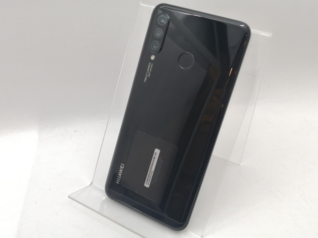 【中古】Huawei au 【SIMロック解除済み】 P30 lite Premium 4GB 128GB ミッドナイトブラック HWV33【津田沼】保証期間１週間【ランクC】
