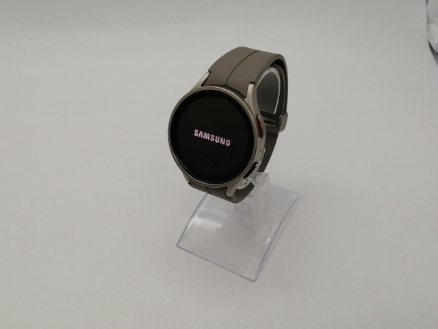【中古】SAMSUNG Galaxy Watch5 Pro SM-R920NZTAXJP グレーチタニウム【札幌南2条】保証期間１ヶ月【ランクB】
