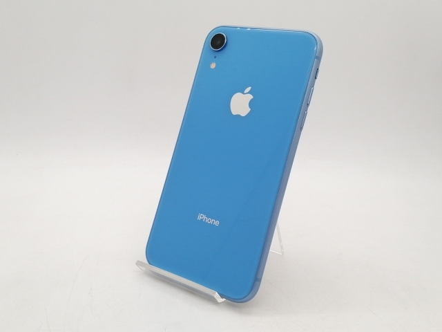 【中古】Apple au 【SIMロック解除済み】 iPhone XR 64GB ブルー MT0E2J/A【札幌南2条】保証期間１週間【ランクC】