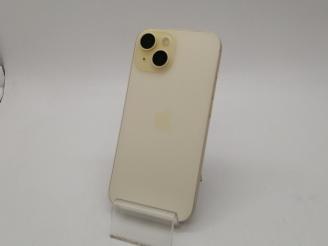【中古】Apple 国内版 【SIMフリー】 iPhone 15 128GB イエロー MTMK3J/A【札幌南2条】保証期間１ヶ月【ランクA】