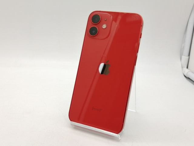 【中古】Apple UQmobile 【SIMロック解除済み】 iPhone 12 mini 64GB (PRODUCT)RED MGAE3J/A【札幌南2条】保証期間１週間【ランクC】