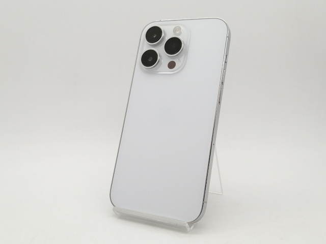 【中古】Apple au 【SIMフリー】 iPhone 14 Pro 256GB シルバー MQ0Y3J/A【札幌南2条】保証期間１ヶ月【ランクB】