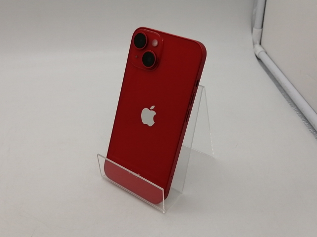 【中古】Apple docomo 【SIMフリー】 iPhone 14 128GB (PRODUCT)RED MPV93J/A【札幌南2条】保証期間１ヶ月【ランクA】