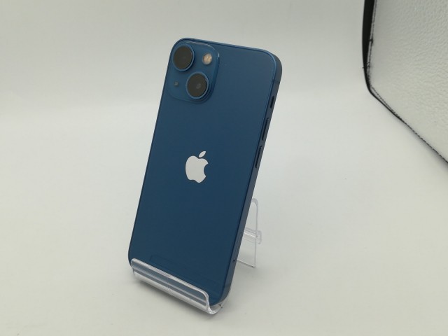 【中古】Apple iPhone 13 mini 128GB ブルー （国内版SIMロックフリー） MLJH3J/A【OSU301】保証期間１ヶ月【ランクB】