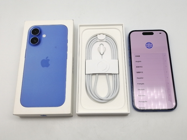【超美品】iPhone 16 ウルトラマリン 128GB SIMフリー Apple iPhone 16 128GB ウルトラマリン SIMフリー 未使用】Apple 国内