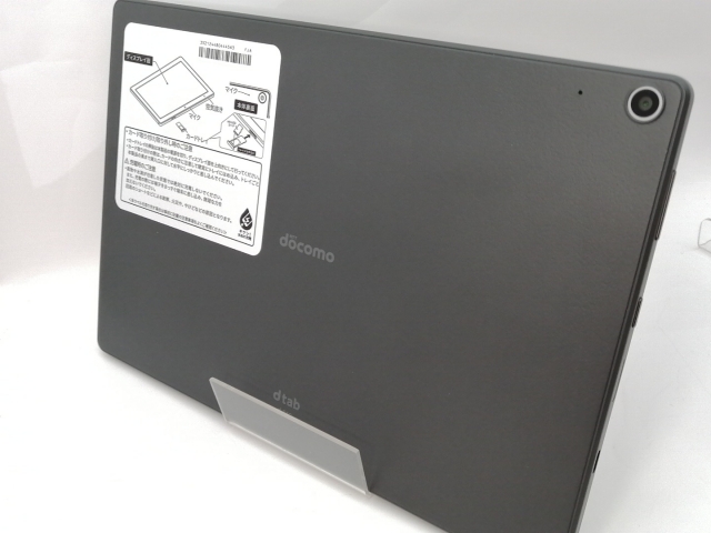 【未使用】SHARP docomo 【SIMフリー】 dtab チャコールグレー d-51C GR 【Snapdragon 665/4GB/64GB】【DS秋葉】保証期間３ヶ月