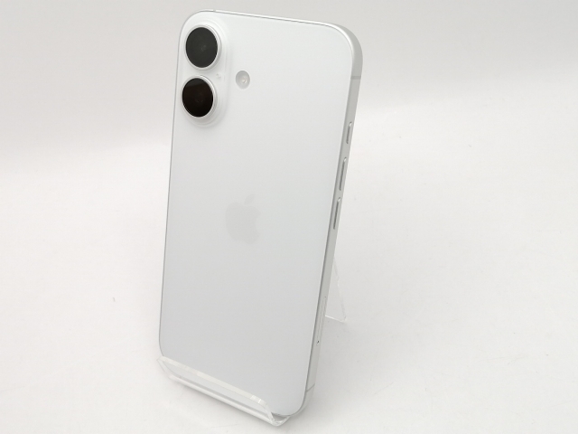 中古】Apple 国内版 【SIMフリー】 iPhone 16 128GB ホワイト MYDR3J/A 