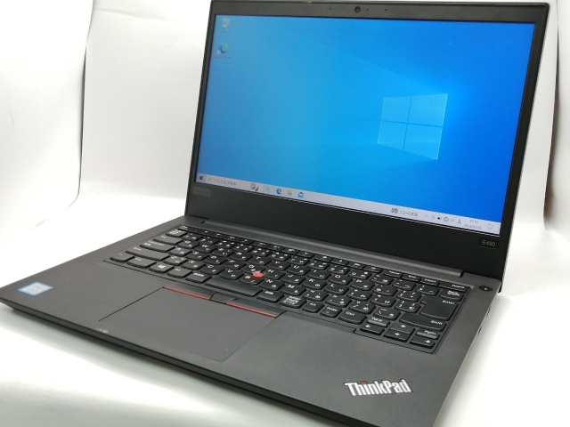 【中古】Lenovo ThinkPad E480【i5-8250U 8G 500G(HDD) WiFi5 14LCD(1920x1080) Win10H】【秋葉5号】保証期間１ヶ月【ランクB】