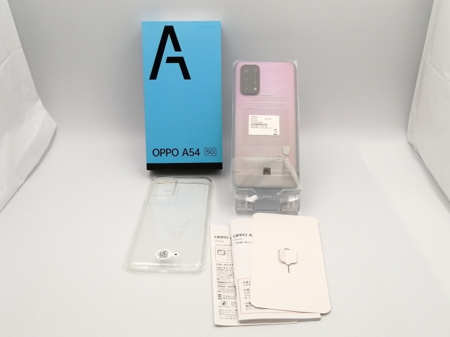 未使用】Oppo UQmobile 【SIMフリー】 OPPO A54 5G
