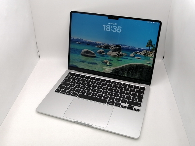 【中古】Apple MacBook Air 13インチ CTO (M2,2022) シルバー M2(CPU:8C/GPU:8C)/16G/256G/35W AC(USB-Cx2)【池袋東口】保証期間１ヶ月【ランクC】