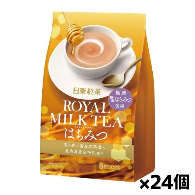 [三井農林]ロイヤルミルクティーはちみつ 8本入り x24個(スティック インスタント紅茶)の通販は 6,838円
